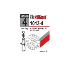Застібка американка з вертлюгом Fanatik 1013 #4 11 кг