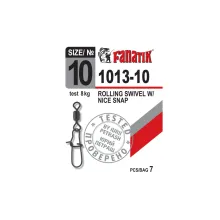 Застежка американка с вертлюгом Fanatik 1013 #10 8 кг