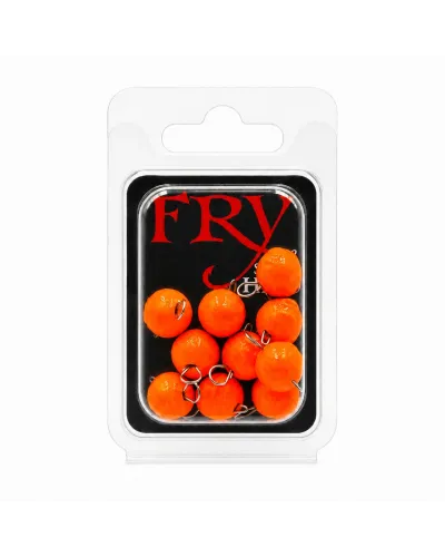 Набір грузил фарбованих Вухань розбірний Orange (блістер) 2 г