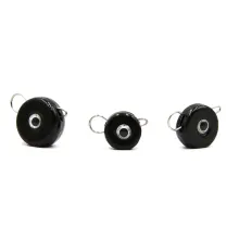 Грузило окрашенное ушастик разборный эксцентрик Silvereyes Black 3 г