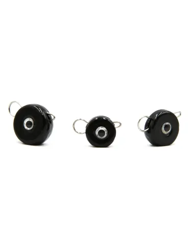Грузило окрашенное ушастик разборный эксцентрик Silvereyes Black 3 г