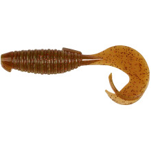 Силікон Keitech Flapper Grub 4" (7 шт/упак) к:pal#07 MotorOil Red Flake