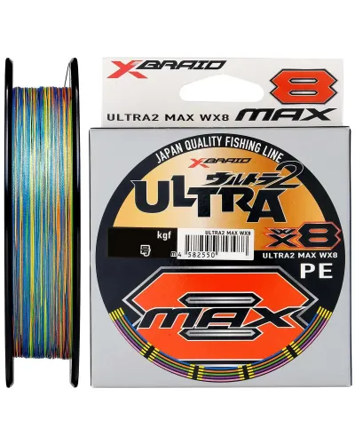 Шнур YGK X-Braid Ultra2 Max WX8 100m (5 colors) #1 8.8kg