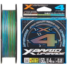 Шнур YGK X-Braid Upgrade X4 150m (3 colored) #0.4/0.104mm 8lb/3.6kg