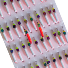 Мормышка вольфрамовая |227| Столбик с кубиком хамелеон 0,50g