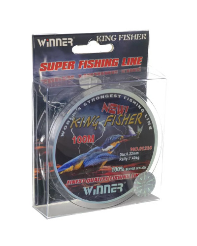 Волосінь winner Кingfisher 0,22mm 100m