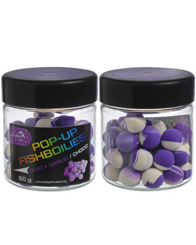 Бойли Dolphin Pop-up часник/шоколад 14mm 60g