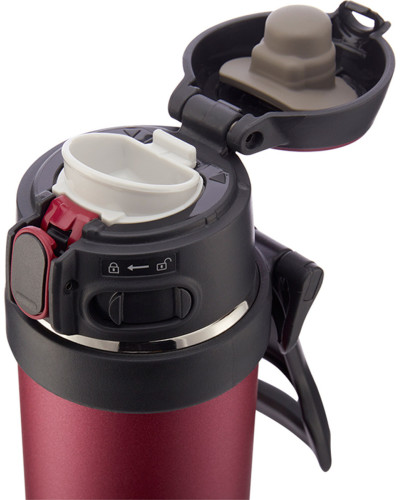 Термокружка ZOJIRUSHI SM-QAF60AK 0.6 л з переноскою к:червоний — фото 3