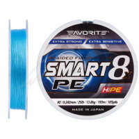 Шнур Favorite Smart PE 8x 150м (sky blue) #2.0/0.242mm 25lb/13.8kg