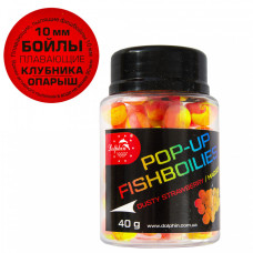 Бойли Dolphin Pop-up полуниця/опариш 10mm 40g
