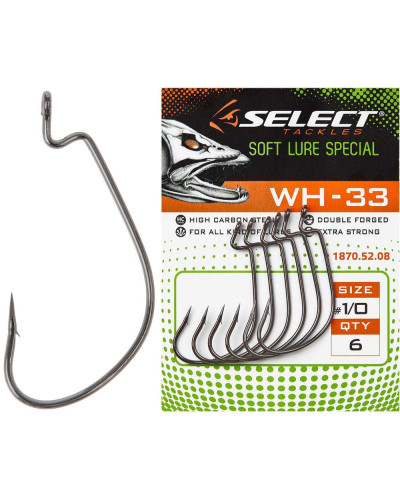Гачок Офсетний Select WH-33 #4/0 (4 шт/уп)