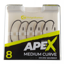 Гачок короповий RidgeMonkey Ape-X Medium Curve Barbed size 8