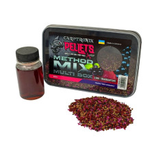 Пелетс Carptronik Method mix Multi Box, 400g (Ліквід Печінка-чорна смородина 100g)