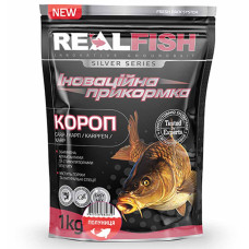 Прикормка RealFish "Короп Полуниця" 1kg