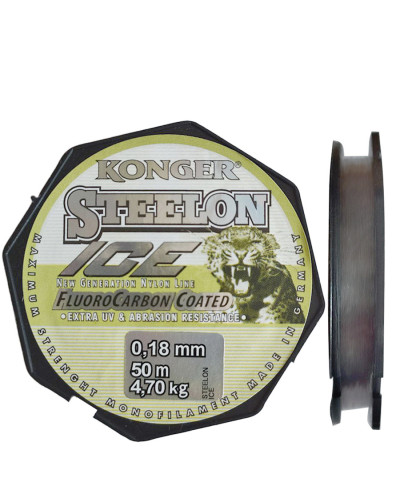 Волосінь Konger Steelon Fluorocarbon Coated 0,18mm 50m