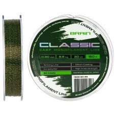 Волосінь Brain Classic Carp Line (3D camo) 150m 0.30mm 20lb 8.8kg