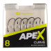 Крючок карповый RidgeMonkey Ape-X Curve Barbed size 8