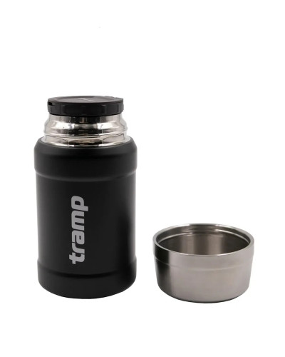 Пищевой термос Tramp TRC-132 с широким горлом 0.80 л ц:Black — фото 2