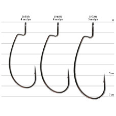 Крючок Decoy Worm18 #5/0 (4 шт/уп)