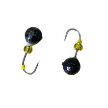 Мормишка вольфрам Гр. Кулька з отвором кр. № 16 4mm 0,6g Нікель (5шт\уп)