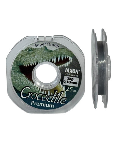 Волосінь Jaxon Crocodile Premium 25m 0.10mm 2kg