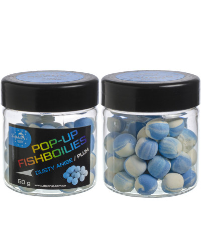 Бойли Dolphin Pop-up аніс/слива 14mm 60g