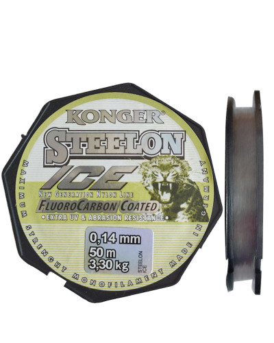 Волосінь Konger Steelon Fluorocarbon Coated 0,14mm 50m