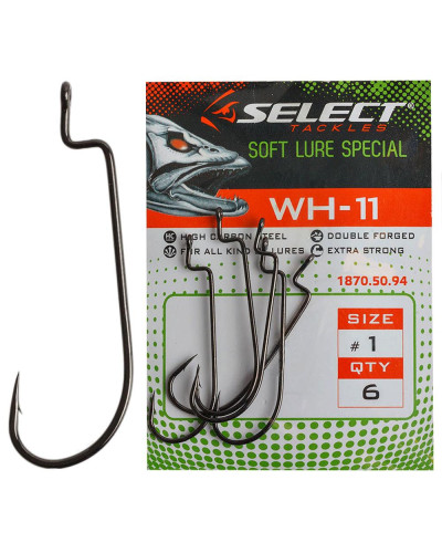 Гачок Офсетний Select WH-11 #2/0 (5 шт/уп)