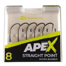 Гачок короповий RidgeMonkey Ape-X Straight Point Barbed size 8