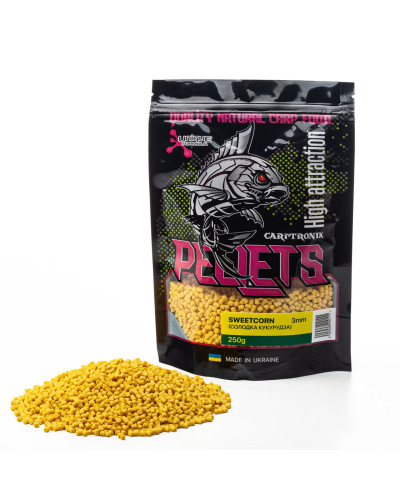 Carptronik метод- стік мікс пеллетс "Солодка кукурудза" 3мм 250g