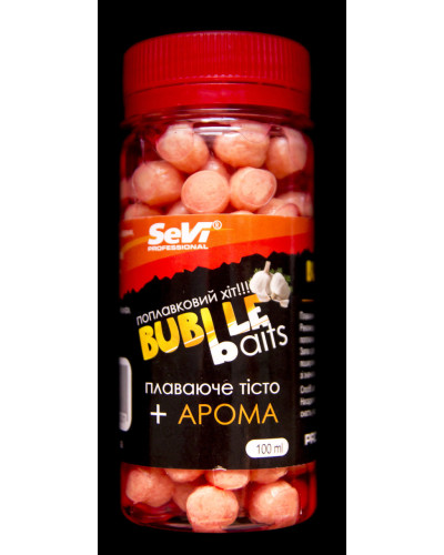 Плавальне тісто в дипі Buble Baits "Часник" 100ml