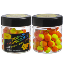 Бойлы Dolphin Pop-up кукуруза/специи 14mm 60g