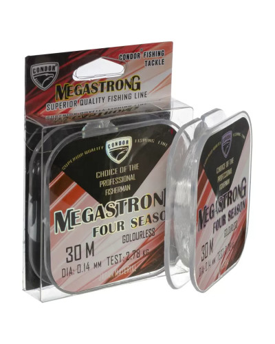 Волосінь Condor Megastrong Four Seasons 30m 0.14mm
