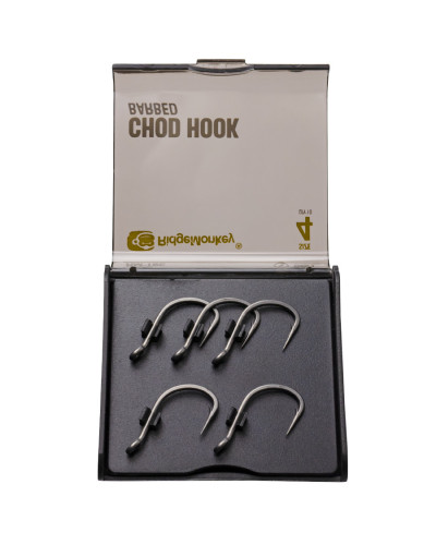 Гачок короповий RidgeMonkey RM-Tec Chod Hook Barbed size 4 — фото 2