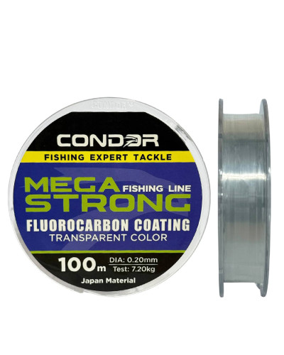 Волосінь Condor MegaStrong Fluorocarbon Coating 100m 0.20mm