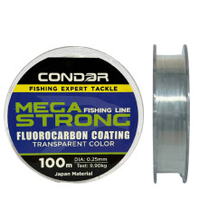 Леска Condor MegaStrong Fluorocarbon Coating 100m 0.25mm