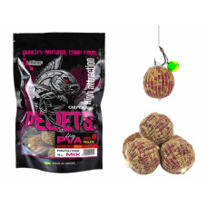 Готовий ПВА стік Carptronik lazy PVA stick pellets Mix Robin red/Spice (Робін ред/спеції) 15шт