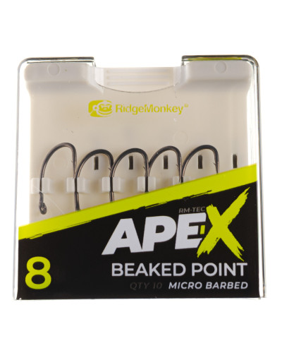 Гачок короповий RidgeMonkey Ape-X Beaked Point Barbed size 8