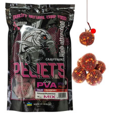 Готовий ПВА стік Carptronik lazy PVA stick pellets Squid/Cranberry (Кальмар/Журавлина) 15шт