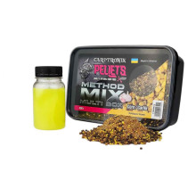 Пелетс Carptronik Method mix Multi Box, 400g (Ліквід Кукурудза-Часник 100g)