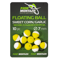 Плаваюча насадка Floating Ball 7mm Часник/Солодка Кукурудза "Sweet corn/Garlic"