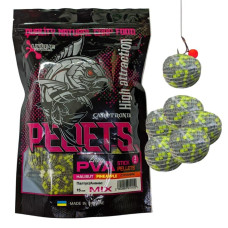 Готовий ПВА стік Carptronik lazy PVA stick pellets Halibut/Pineapple (Палтус/Ананас) 15шт