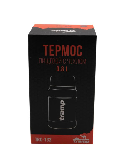 Пищевой термос Tramp TRC-132 с широким горлом 0.80 л ц:Black — фото 6