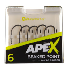 Гачок короповий RidgeMonkey Ape-X Beaked Point Barbed size 6