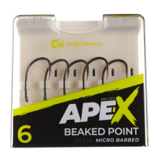 Гачок короповий RidgeMonkey Ape-X Beaked Point Barbed size 6