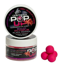 Бойлы Pop-up Carptronik 10mm Кальмар осьминиг – черный перец (Squid octopus – black pepper)