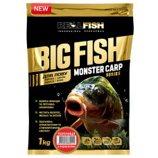 Прикормка RealFish BigFish Короп "полуниця з вершками" 1kg