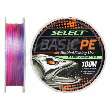 Шнур Select Basic PE 100m (разноцв.) 0.24mm 40LB/18.2kg