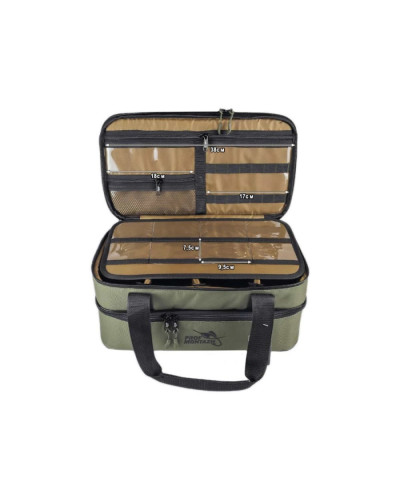 Двойная сумка с поводочницей Multi-Bag Double для аксессуаров и кормушек — фото 4