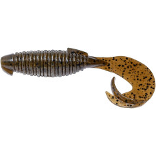 Силикон Keitech Flapper Grub 4" (7 шт/упак) ц:101 green pumpkin pp